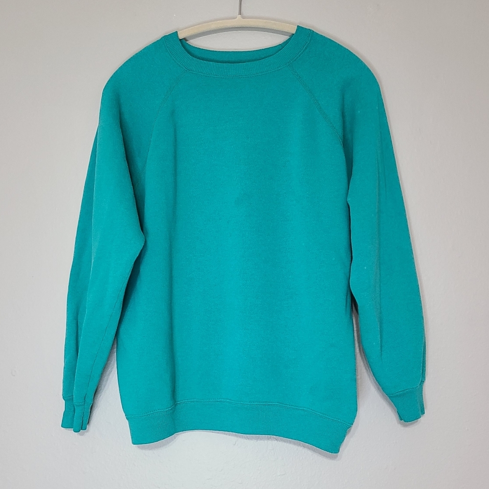 Vintage 90s Sweater Pullover Teal Size XL